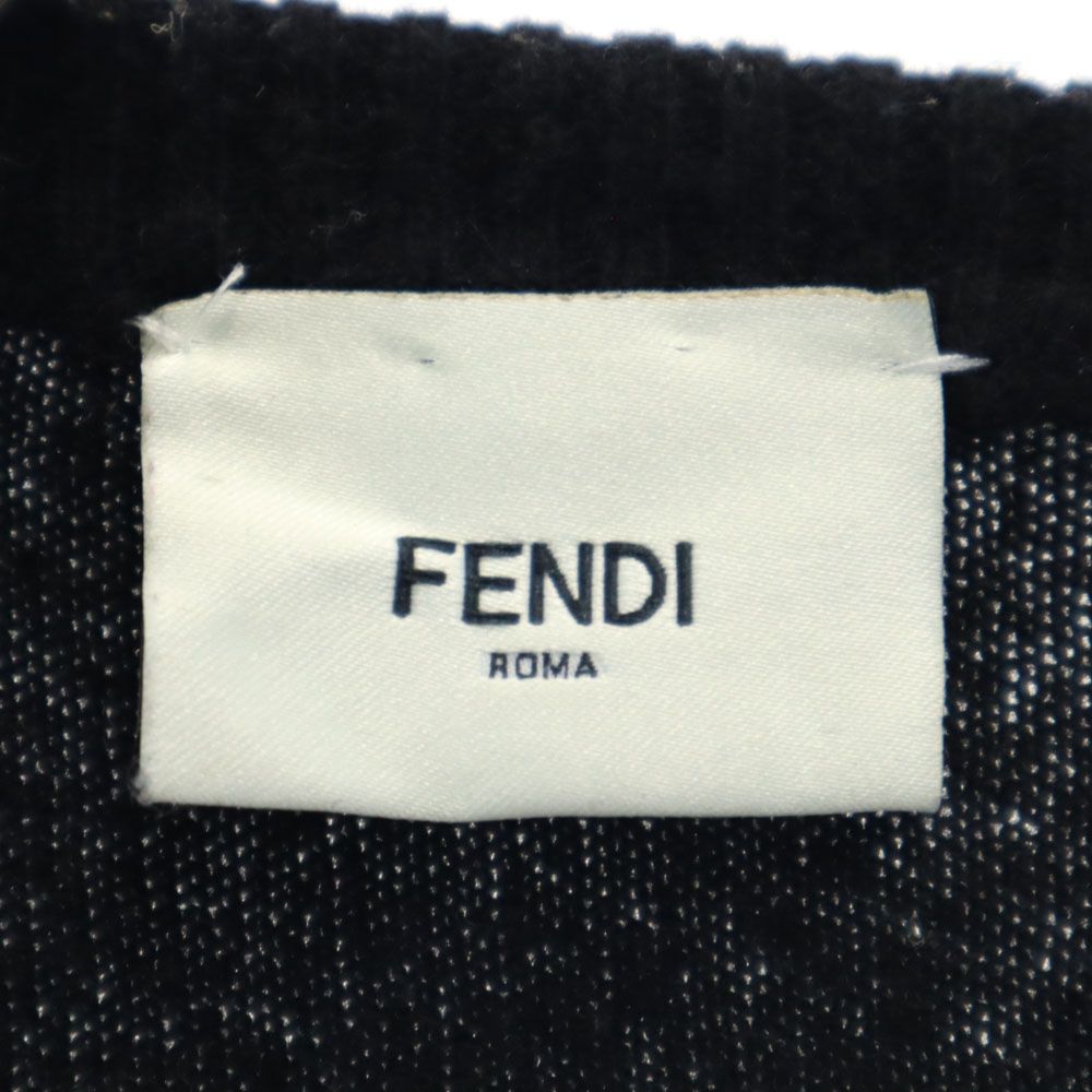 キッズ服(100cm~) フェンディ イタリア製 ウールブレンド モンスター 長袖 セーター 6/121 グレー FENDI ニット キッズ