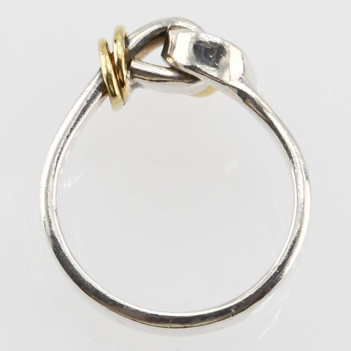 168　Tiffany & Co. ティファニー　フック&アイ　7.5号 TIFFANY & Co. ティファニー フック＆アイ リング 約7.5号 925 750 3.7