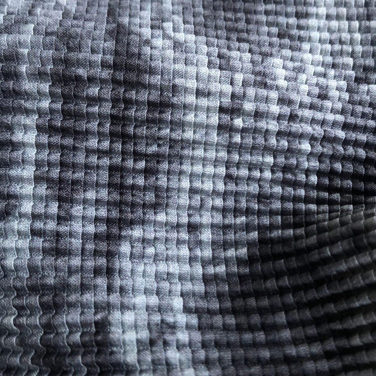 ミー/イッセイミヤケ me 半袖カットソー - ダークグレー×ライトグレー