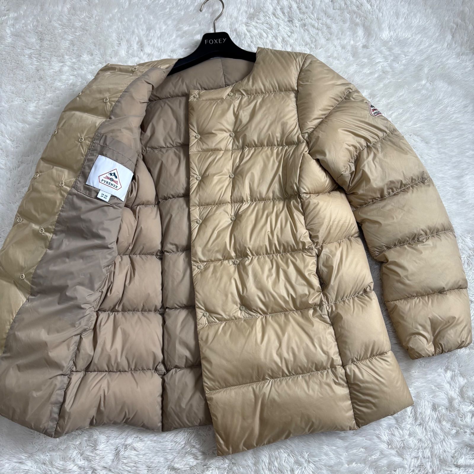 近年モデル PYRENEX ピレネックス COCOON ノーカラーダウン