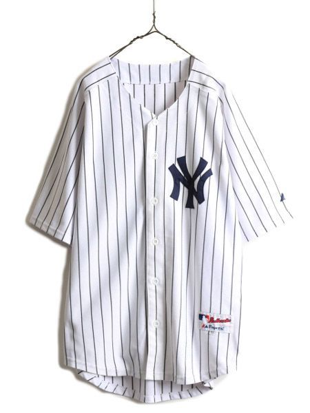 MLB Majestic ヤンキース ベースボールシャツ XL ユニホーム 野球