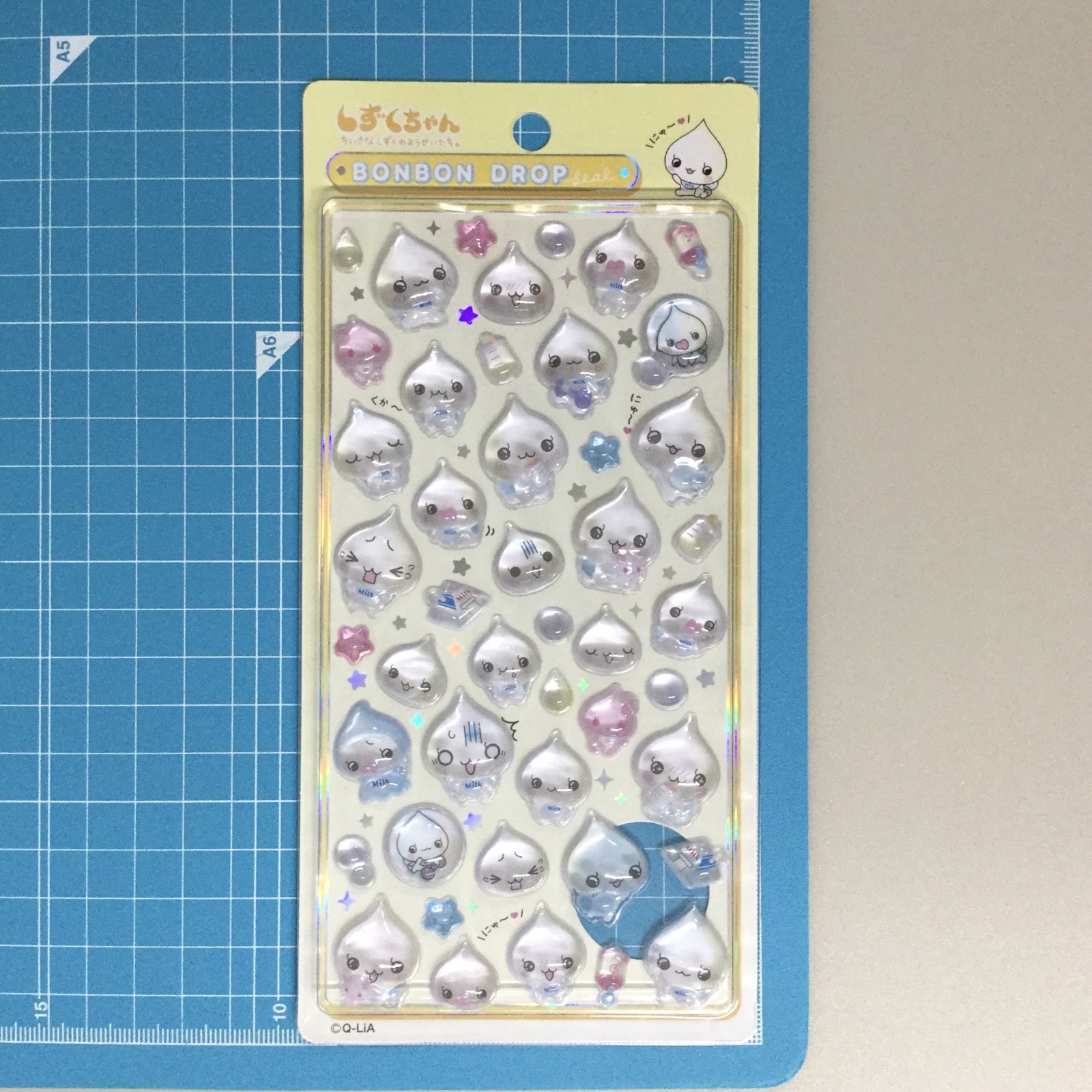 i008【新品・未使用品】ボンボンドロップシール しずくちゃん みるみる 