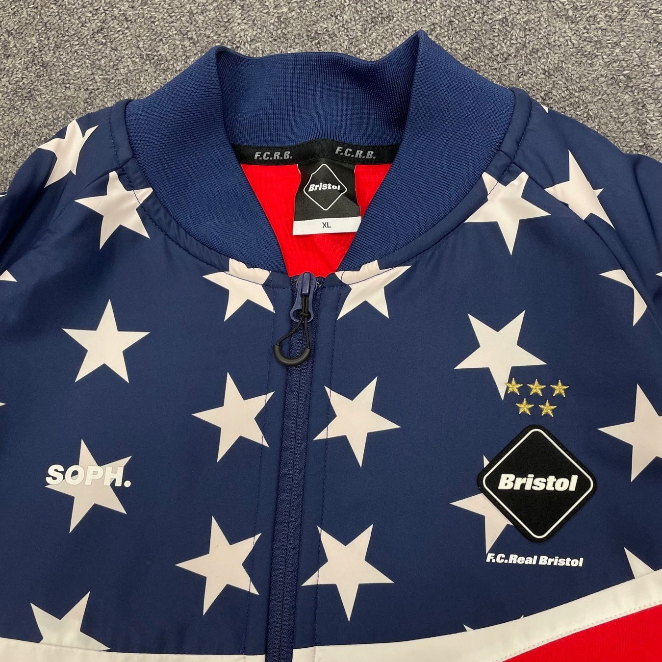 未使用]FCRB マルチパターンジャケット コカコーラコラボ Lサイズ