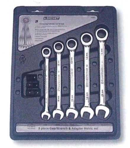 SIGNET シグネット 8PC ギアレンチ - アダプターセット 34269