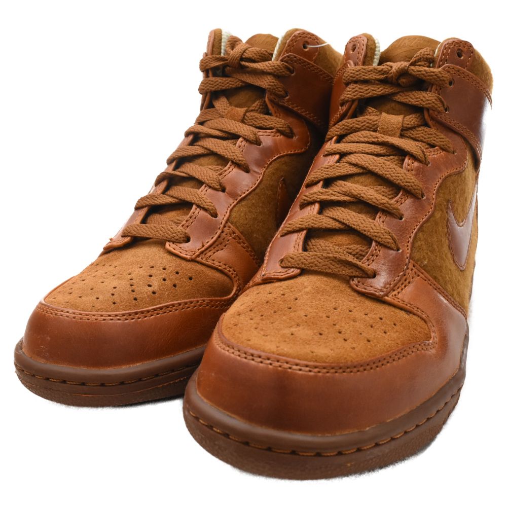 NIKE (ナイキ) DUNK HIGH SUPREME SPARK ダンクハイ サプリーム スパーク ハイカットスニーカー ブラウン  US8.5/26.5cm 333885-221 - メルカリ