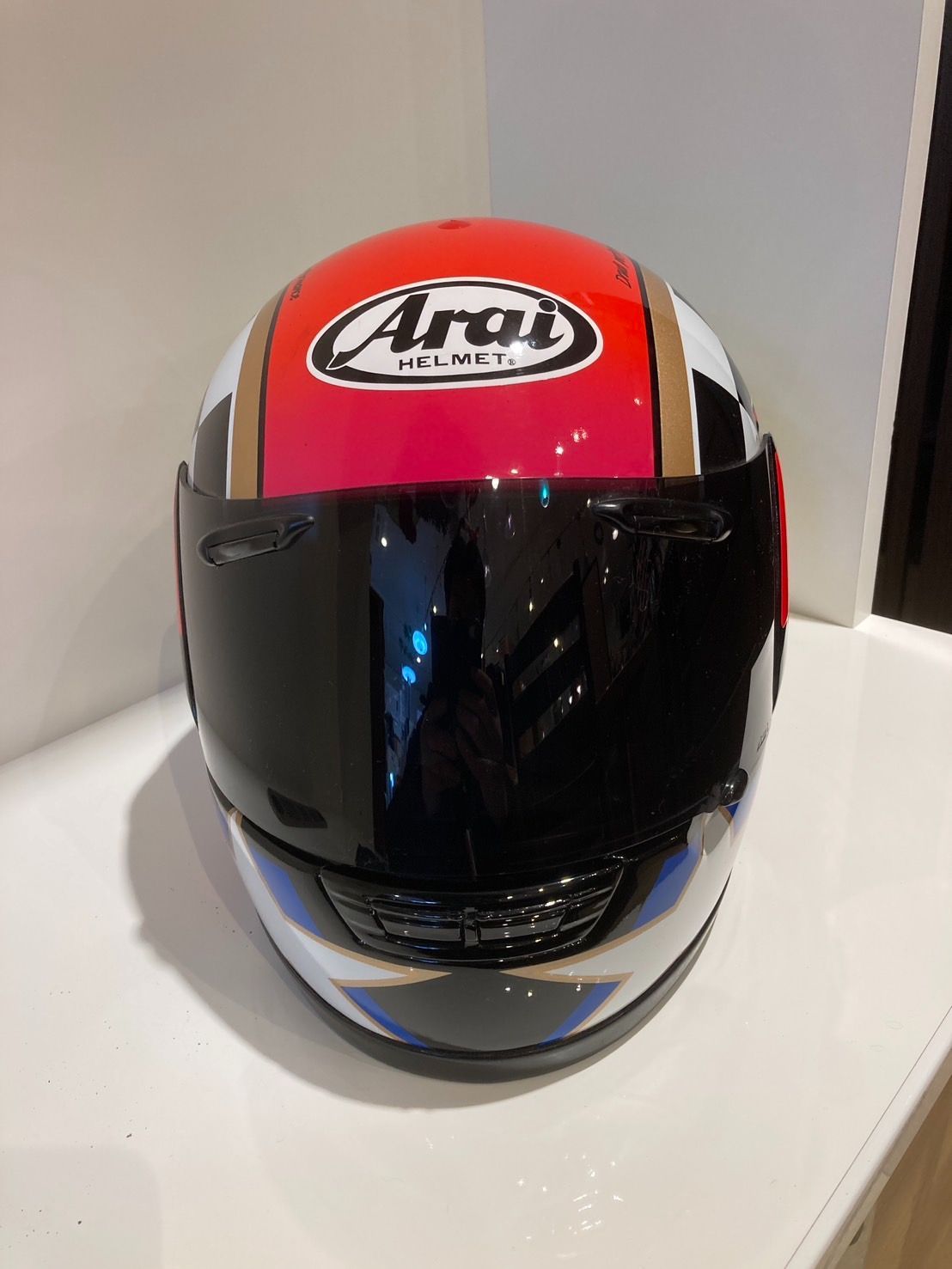 値下げ】アライ Arai ヘルメット シュワンツレプリカ Mサイズ G - メルカリ