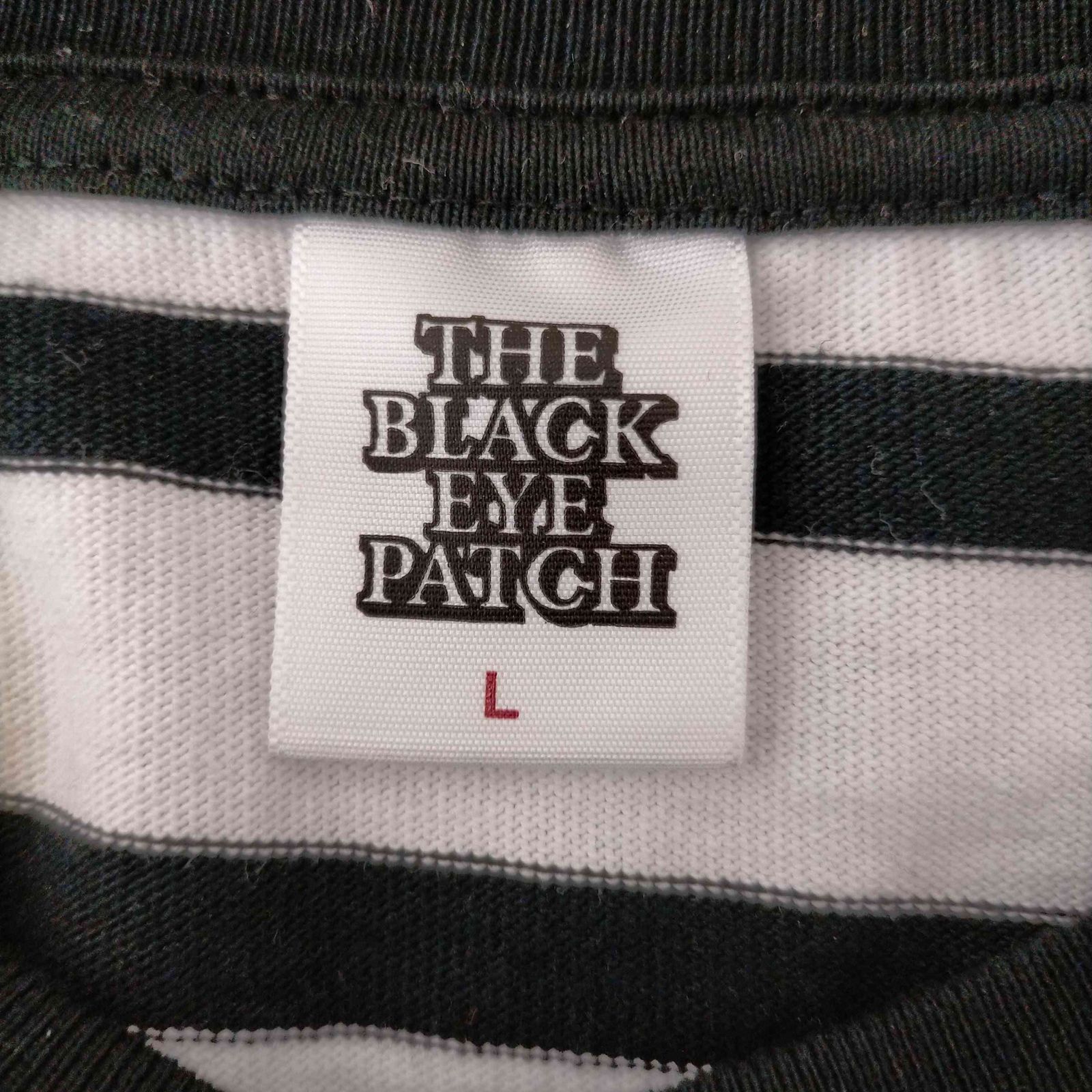 ザブラックアイパッチ THE BLACK EYE PATCH HWC LABEL STRIPED L/S TEE 