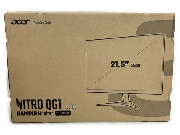 動作保証】acer QG221Q ゲーミングモニター 21.5インチ QG1 Series 未