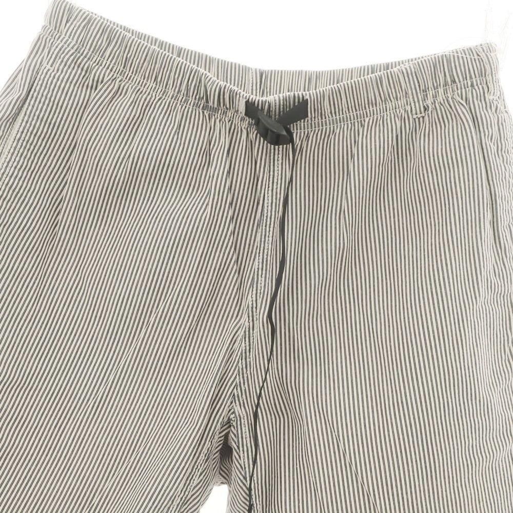 未使用！GRAMICCI ストライプショートパンツ 中古グラミチ Gramicci ストライプ ショートパンツ ネイビーxオフ