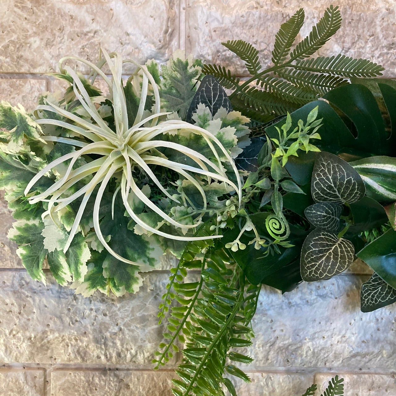 光触媒 人工観葉植物 ウォールグリーン フェイクグリーン 壁掛け504125