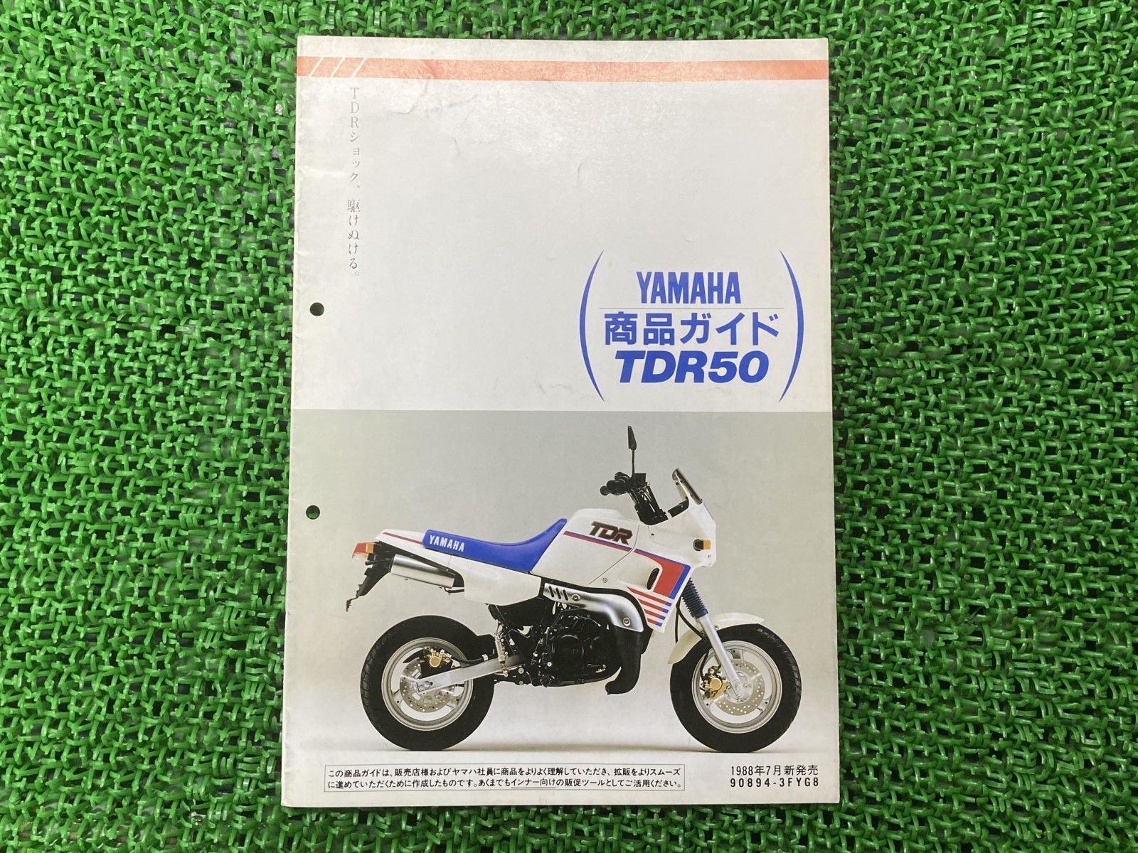 TDR50 サービスマニュアル 補足版 ヤマハ 正規 バイク 整備書 3FY 