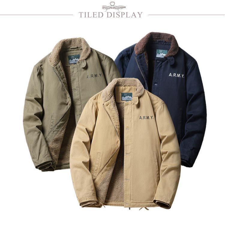 ヒューストン HOUSTON デッキジャケット N-1 DECK JACKET - NAVY