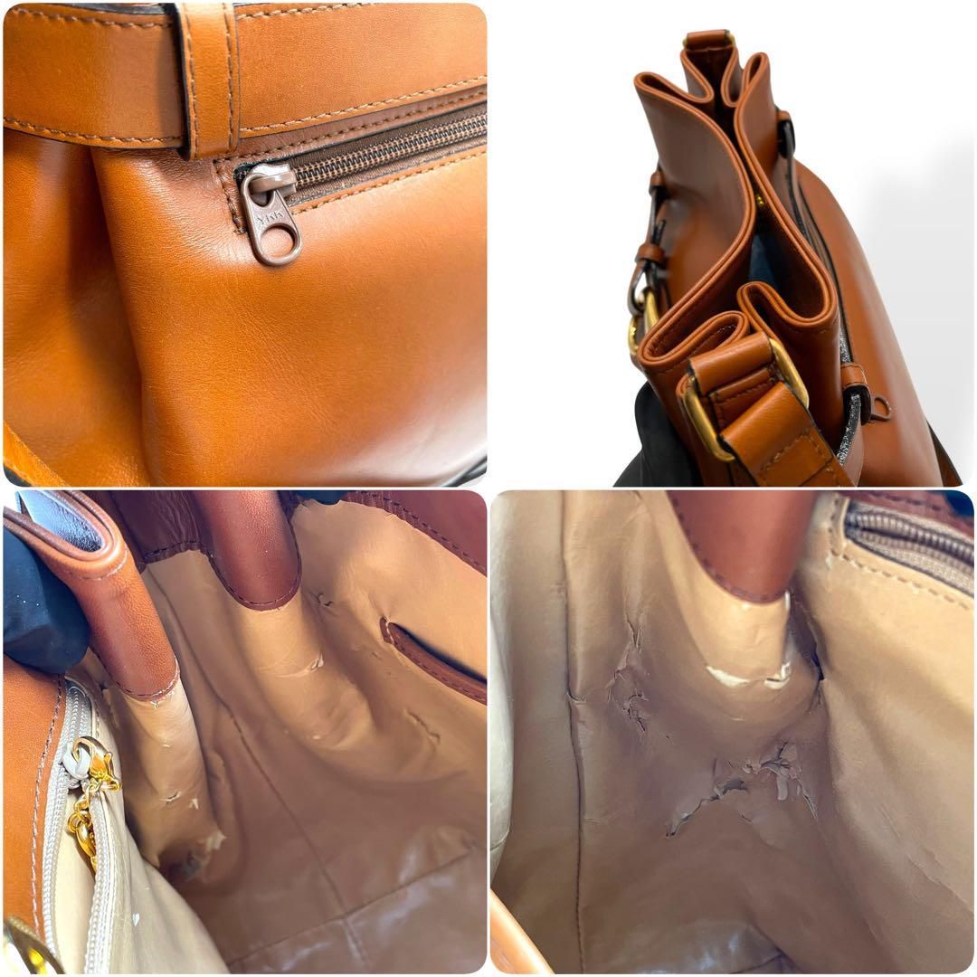 キタムラ Kitamura レザー ワンショルダー ハンドバッグ 2way 良品 キタムラ kitamura ハンドバッグ ワンショルダー レザー