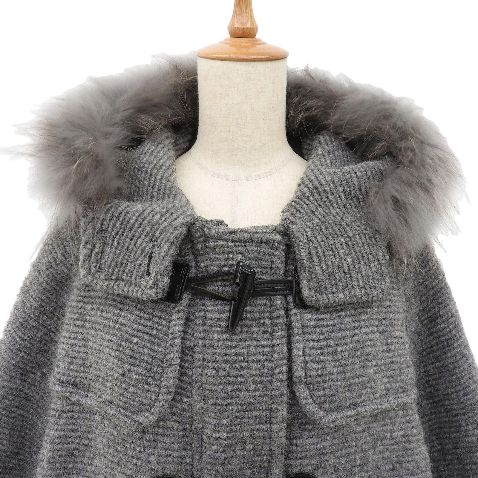 ダッフルコート グレー