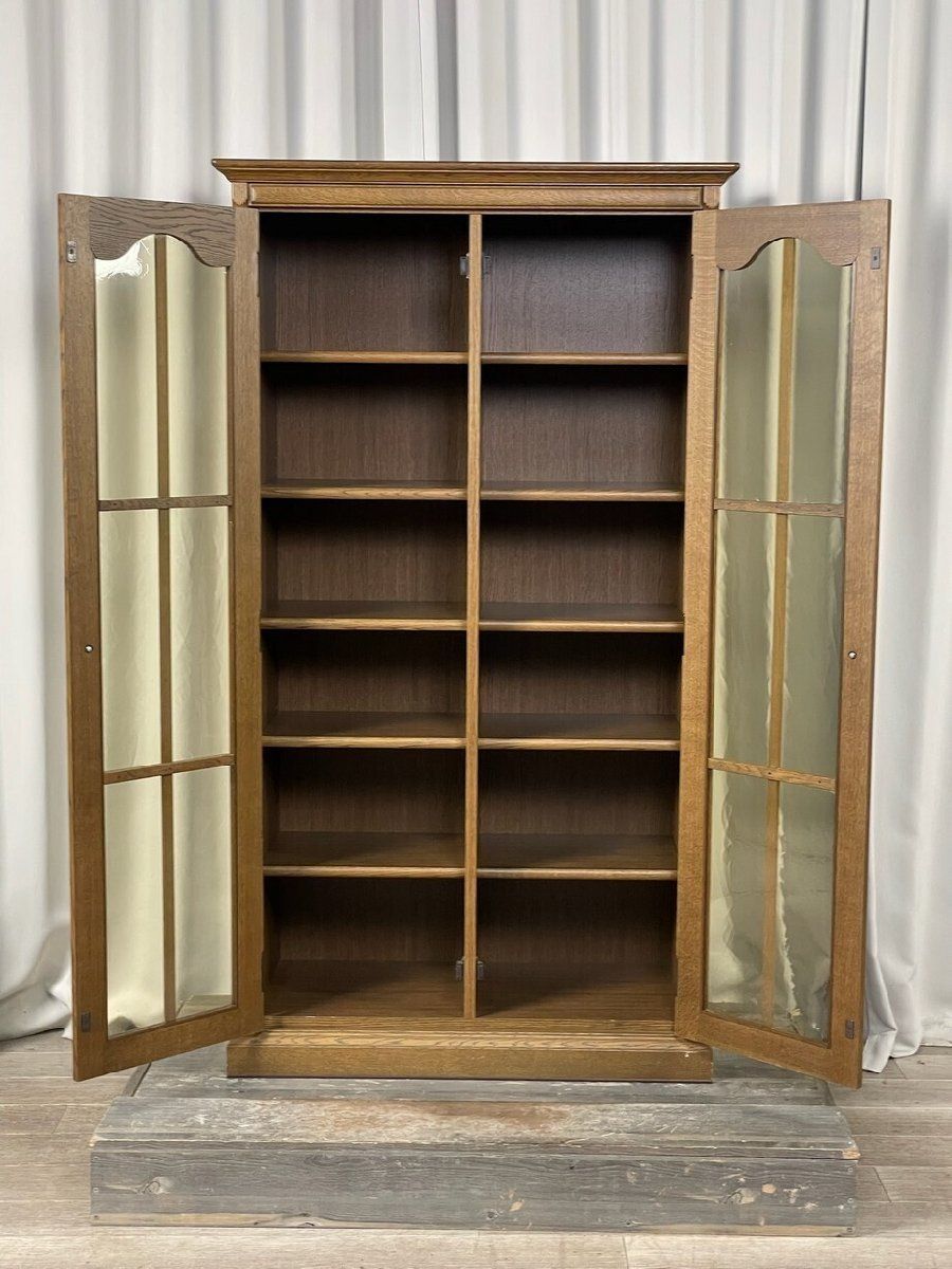 オーク材 ゆらゆらガラス