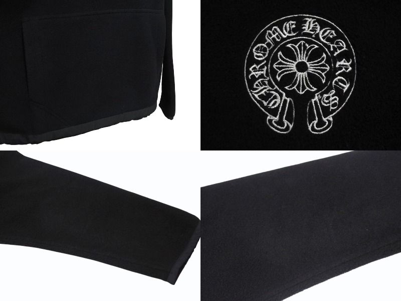 Chrome Hearts - CHROME HEARTS クロムハーツ YKT U TARDY SWEEP HLF ZIP ダガーハーフジップフリース スウェット サイズS ホースシュー 美品 中古 4b001643 shopbring_9225c070024