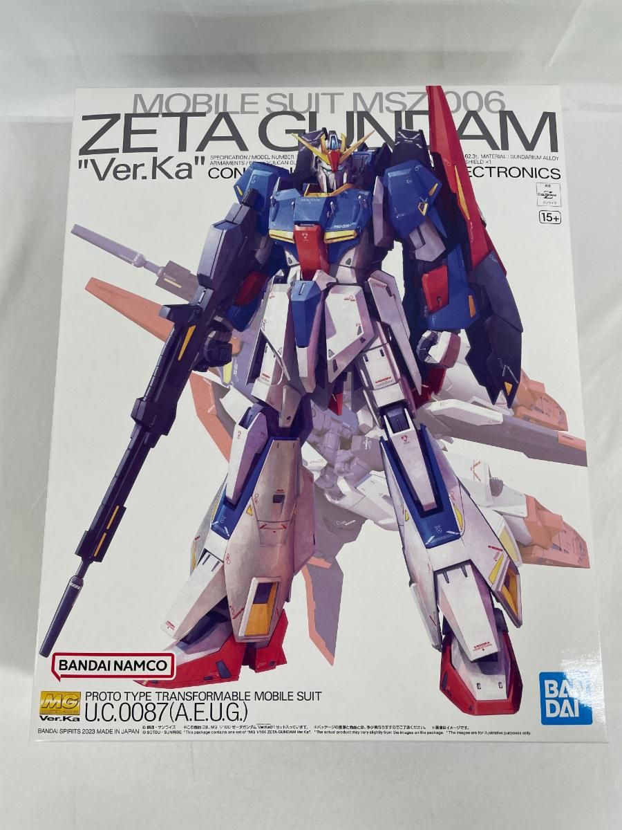 ガンプラまとめ売りAセット新品未開封「最終価格」 未開封】ゼータガンダム Ver.Ka 最高 (MG) 機動戦士Zガンダム
