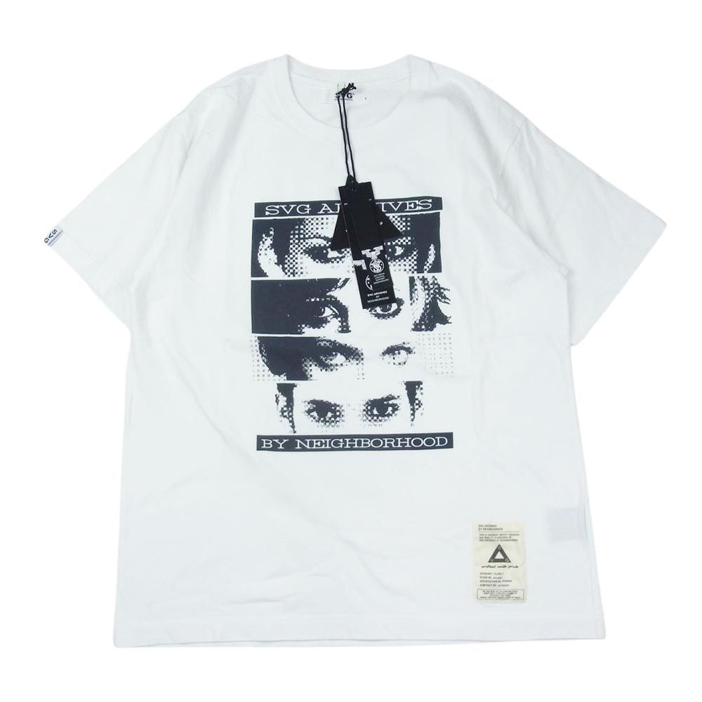 NEIGHBORHOOD ネイバーフッド 141PCSV-STM02 SVG ARCHIVES BY エスブイジー アーカイブス バイ プリント 半袖 Tシャツ ホワイト系 1【中古】