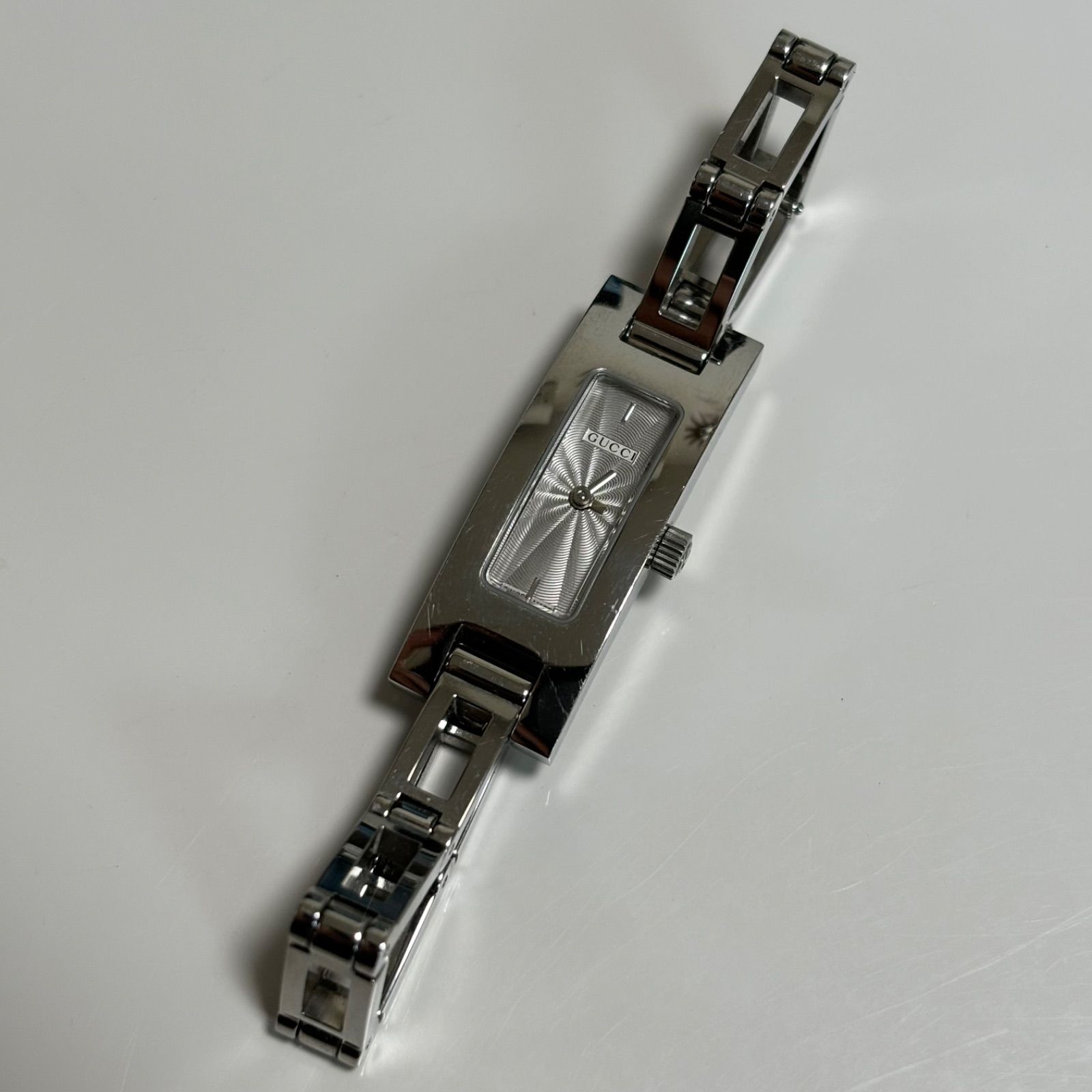 動作品 グッチ Gucci 3900L ブレスウォッチ レディース 腕時計