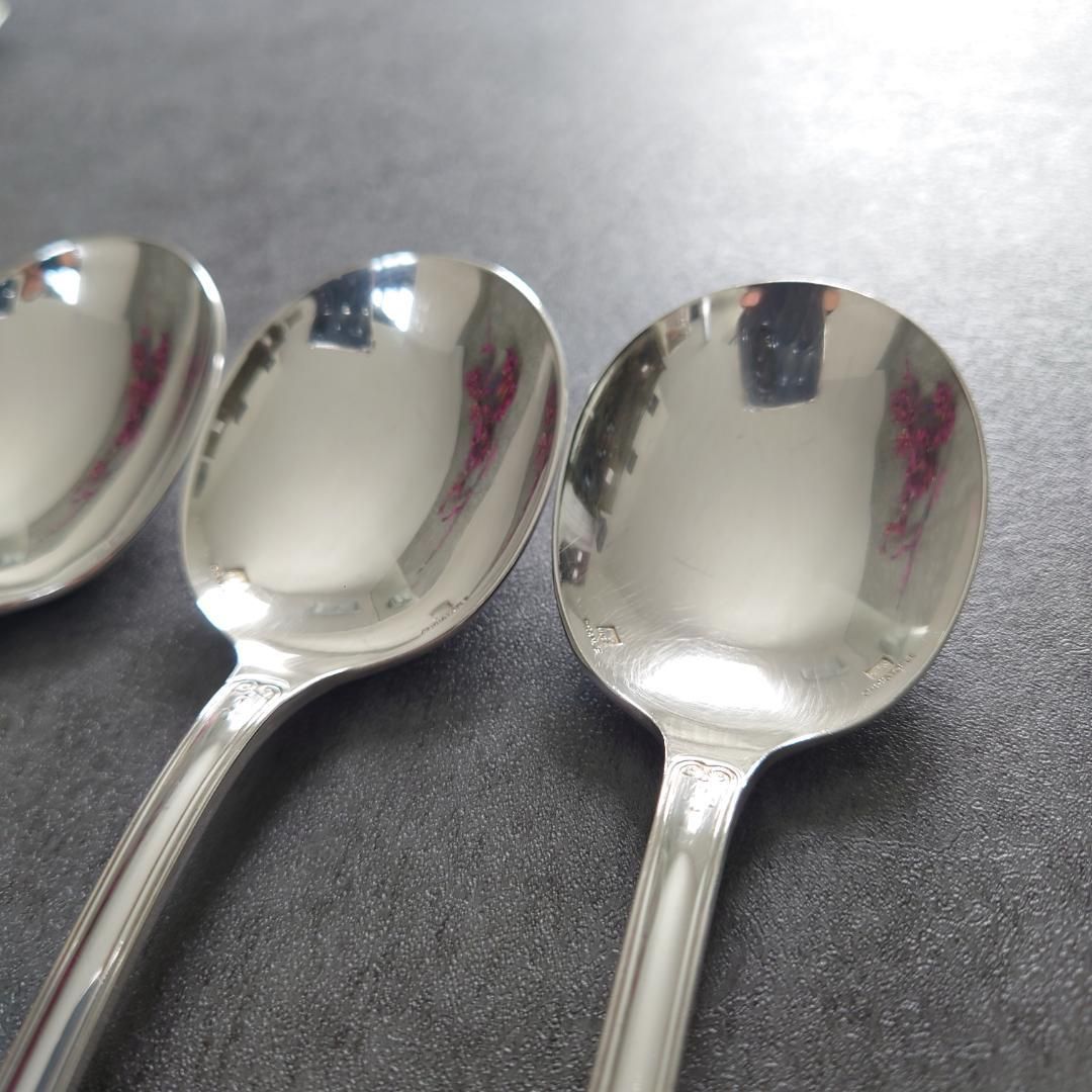 クリストフル マルメゾン コンソメスプーン 4点 SKLAD-KIRPICHA_RU