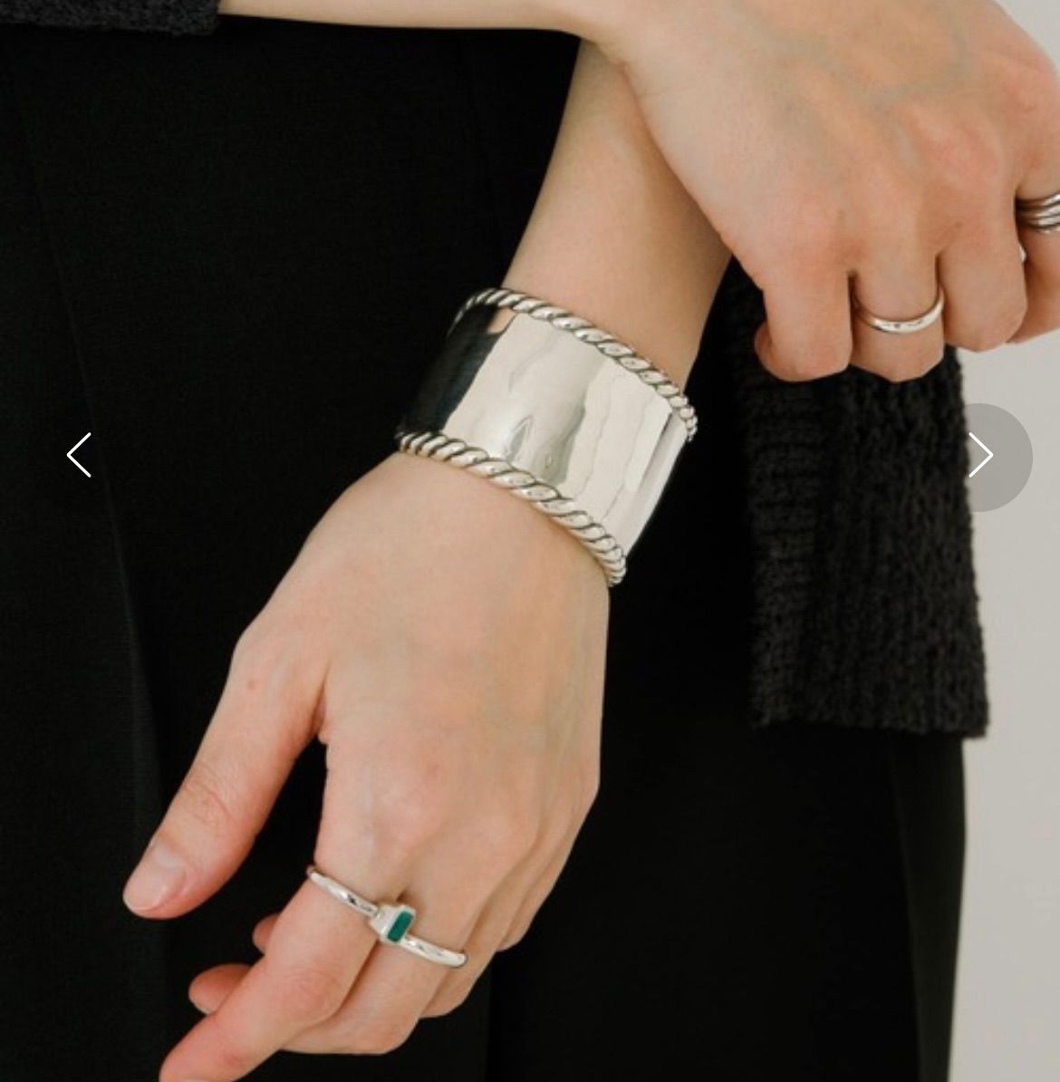 PHILIPPE AUDIBERT Cesar rigid Bracelet ツイストデザイン