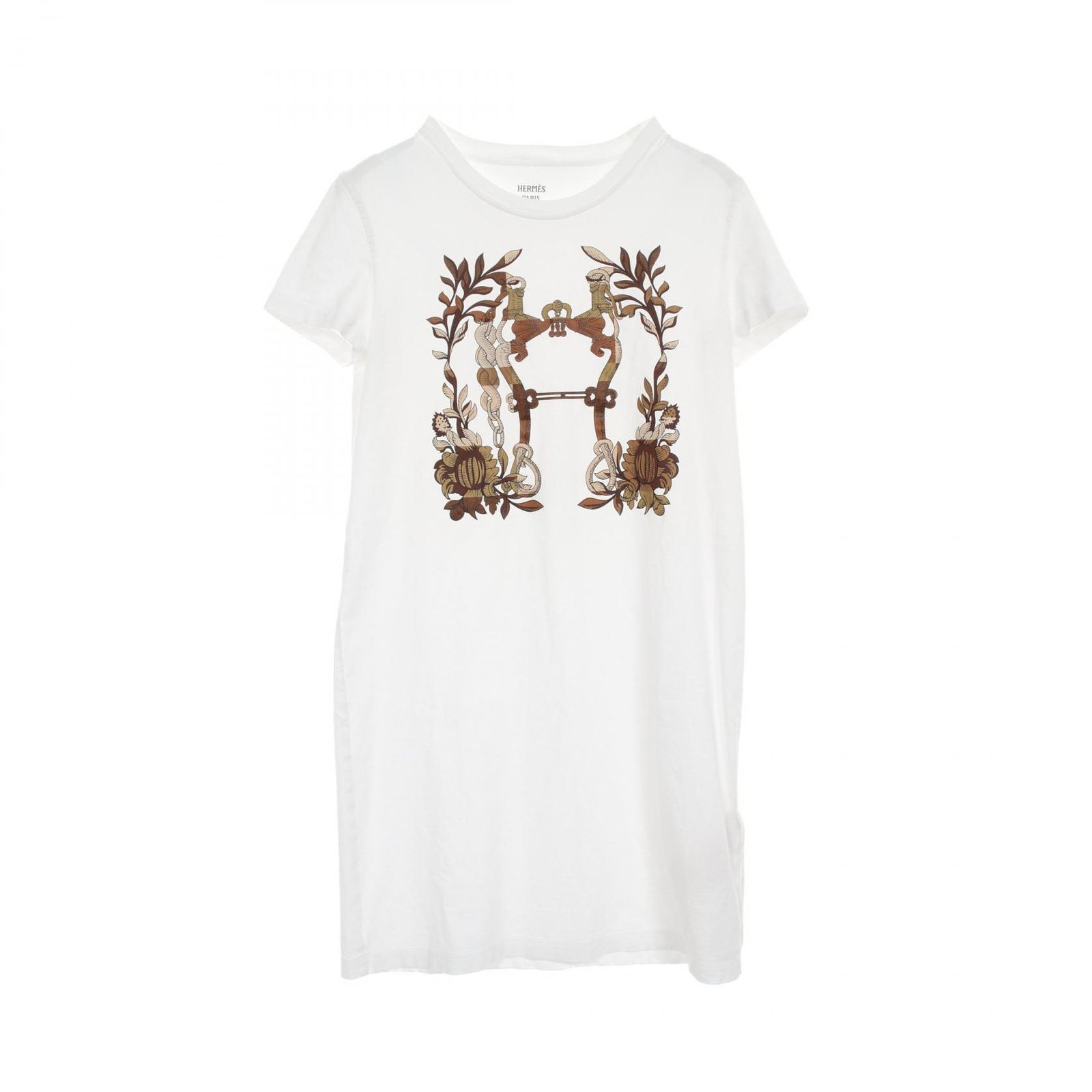エルメス HERMES ワンピース Della Cavalleria Tシャツ 4E4530DA コットン ワンピース レディース Used A