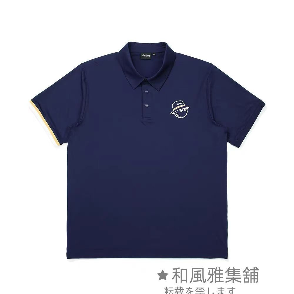 malbon golf マルボンゴルフ ポロシャツ ゴルフウェア 半袖