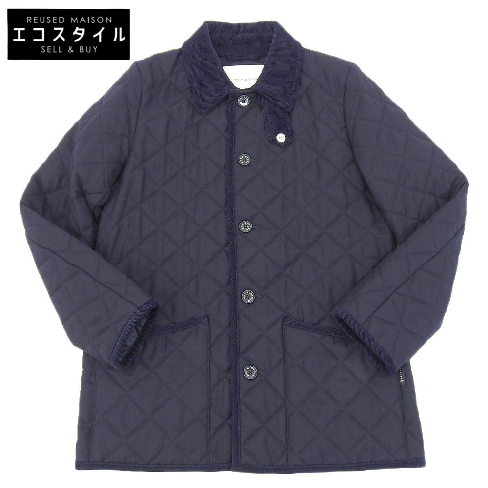 MACKINTOSH マッキントッシュ 美品 MACKINTOSH マッキントッシュ ウールキルティングジャケット メンズ ネイビー 36 GQ-1006 36