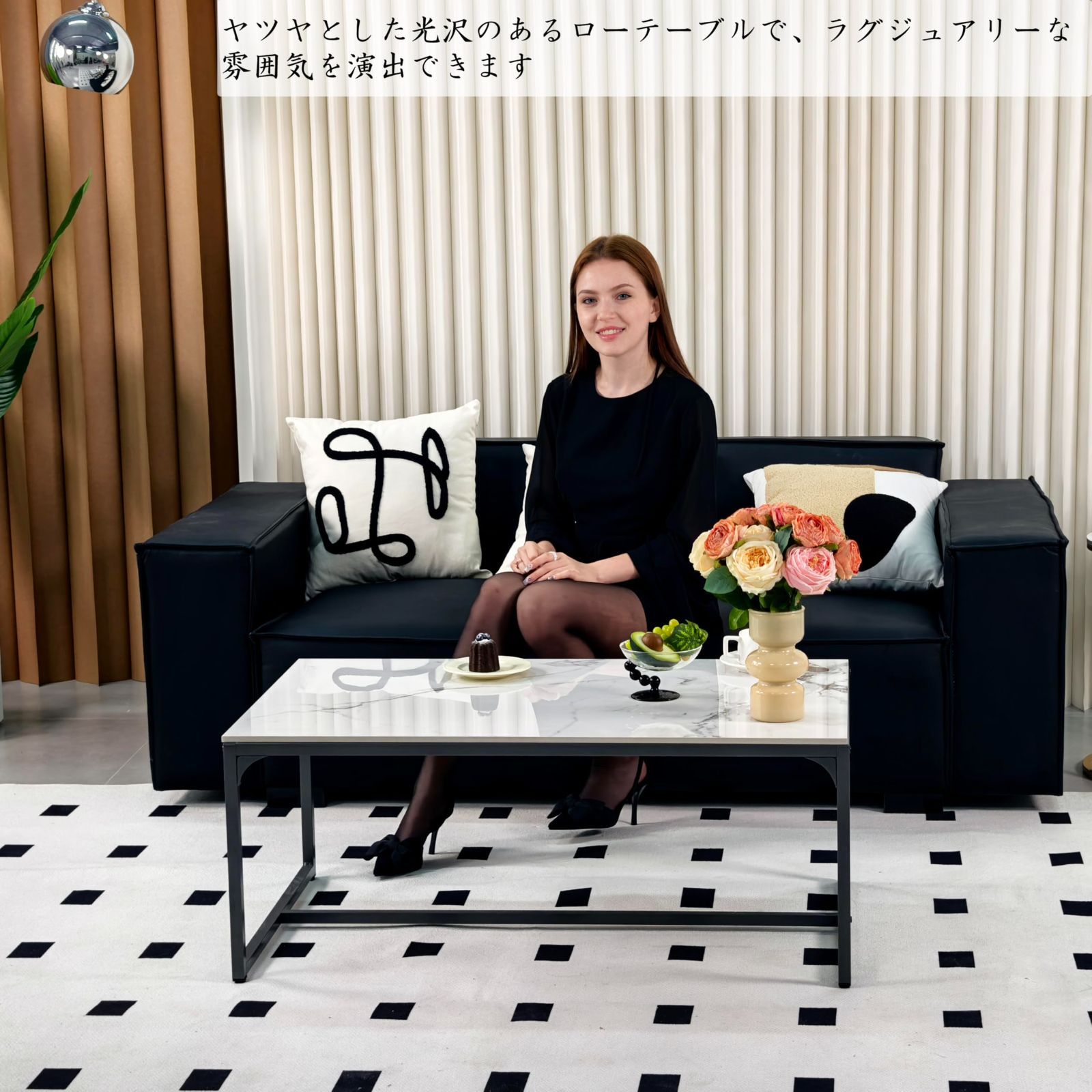 新着商品 一人暮らし 高さ40 ダイニング 幅100 リビングテーブル センターテーブル レジャー へこみ防止 モダン 傷防止 コーヒーテーブル 大理石柄 おしゃれ 頑丈 机 ローテーブル pcデスク UNHO MARWIL-DEMENAGEMENTS_CH