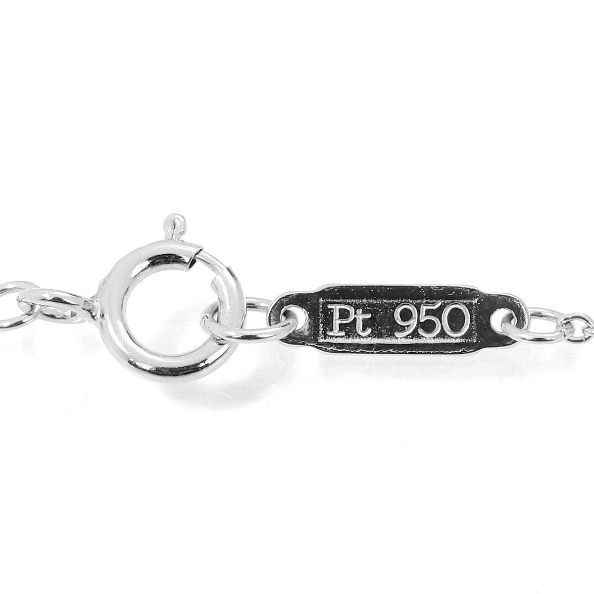 ティファニー イースト ウエスト ネックレス ダイヤモンド Pt950  