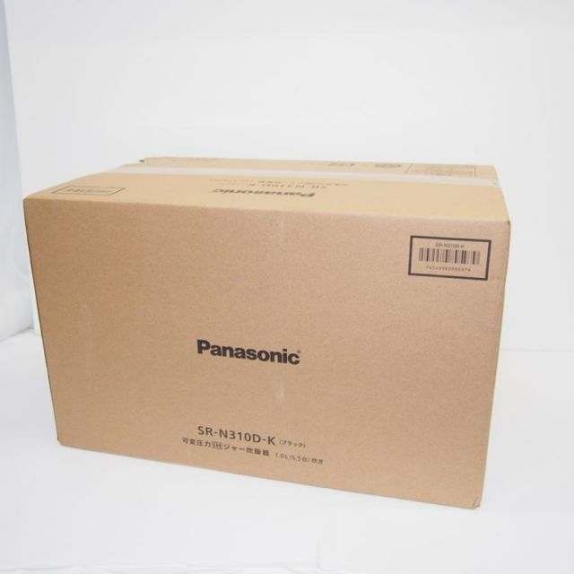 未開封 Panasonic 可変圧力IHジャー炊飯器 1.0L 5.5合 炊き SR-N310D-K おどり炊き 炊飯器 ∴WK1940