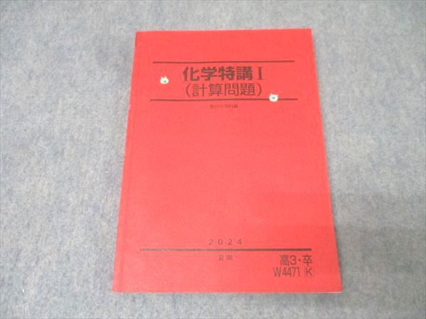 駿台 化学特講I(計算問題) テキスト 2024 夏期 015S0C - メルカリ