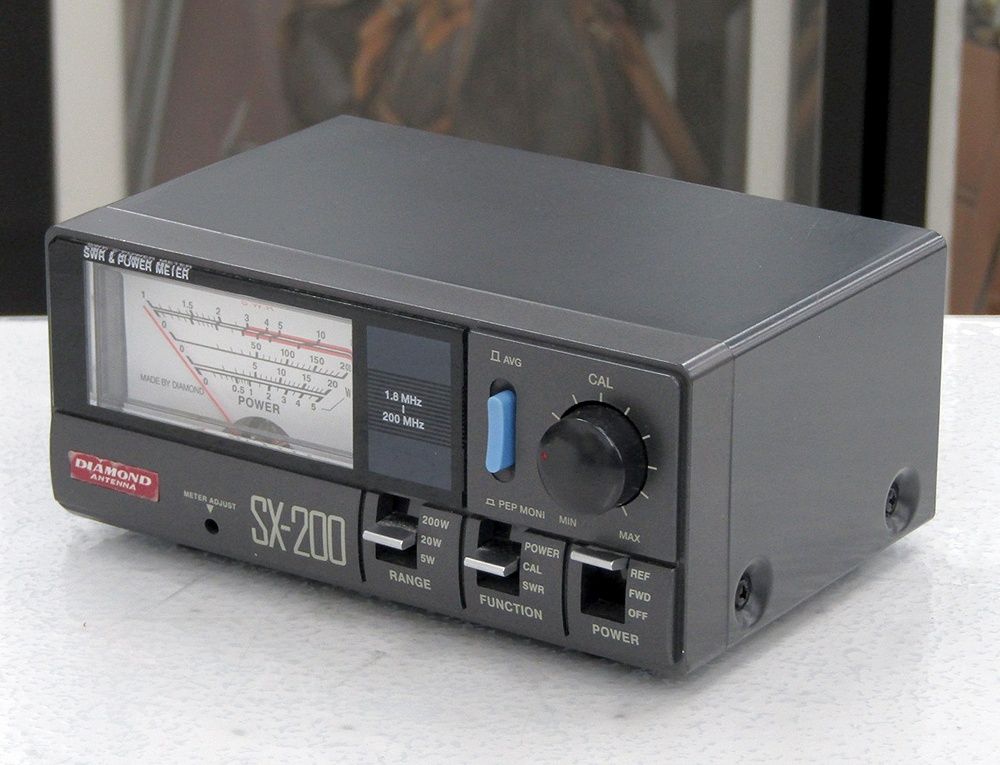 第一電波工業 ダイヤモンドアンテナ SX-200 1.8~200MHz 通過形SWR パワー計 パワーメーター