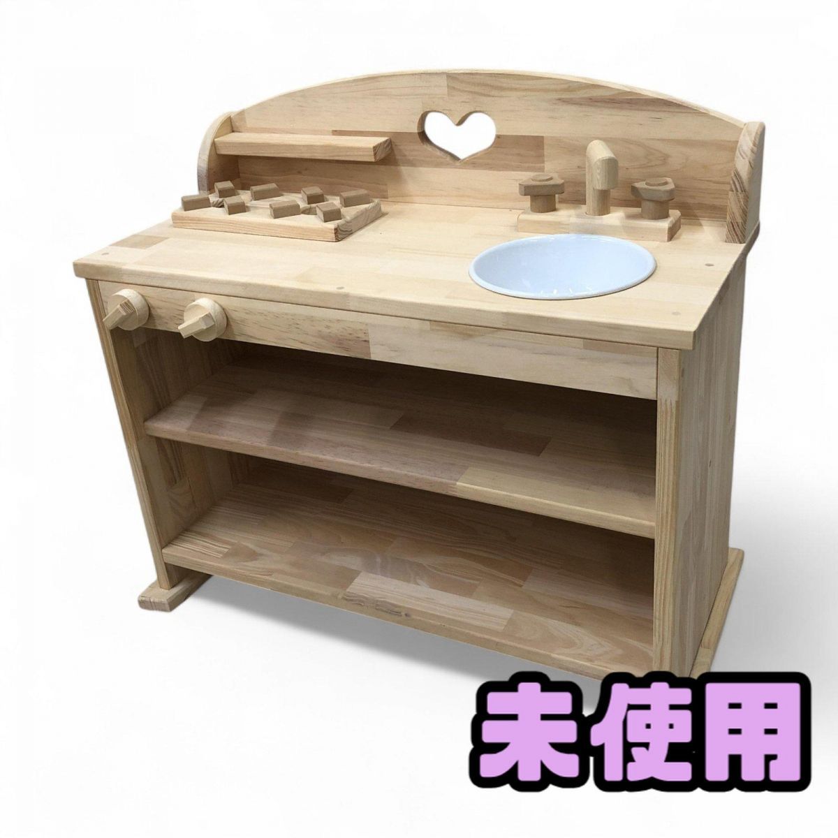 ♥ 木製玩具 sosion夢工場 木製 ままごとキッチン オープンタイプ CPK829524相