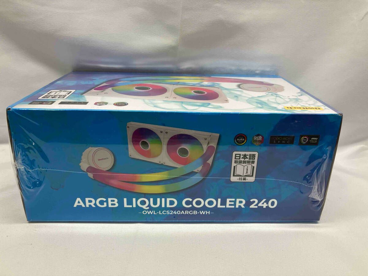 水冷クーラー Owltech OWL-LCS240ARGB-WH について 【公式通販】