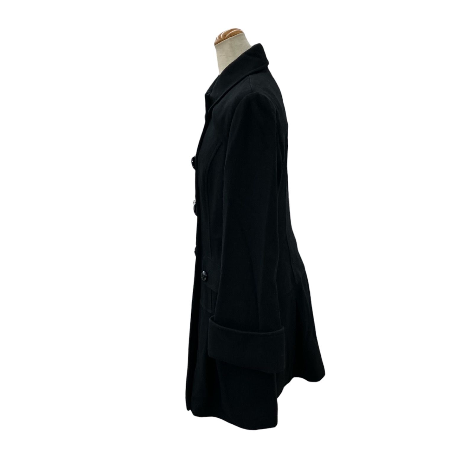 BURBERRY BLACK LABEL ネイビーコート 絶版極美品BURBERRY BLACKLABELナポレオントレンチコートL~M濃紺