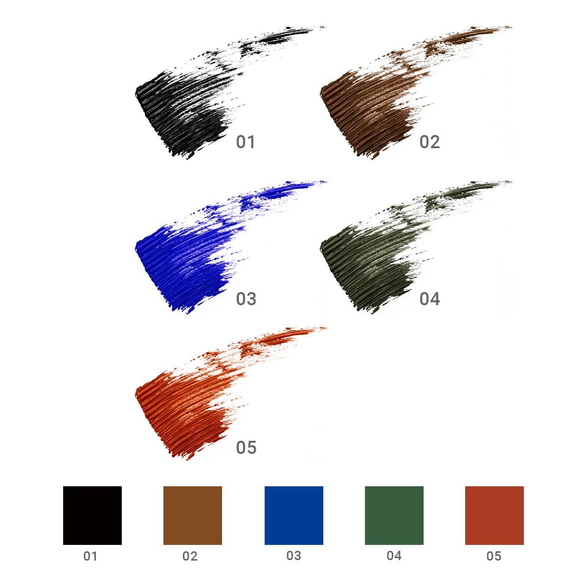 新品 MiMC(エムアイエムシー)ミネラルロングアイラッシュマスカラ05 テラコッタ本体