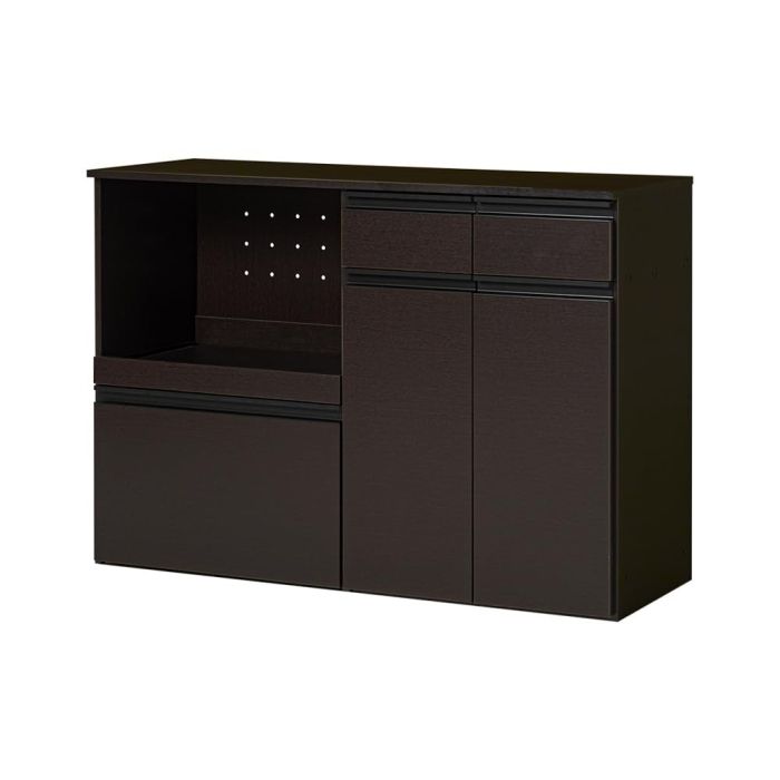 大得価，限定セール 【新品・2営業日で発送】HAGIHARA 萩原 キッチンカウンター(収納庫タイプ) VKC-7156DBR 北海道、沖縄、離島配送不可 カウンターテーブル・ハイテーブル