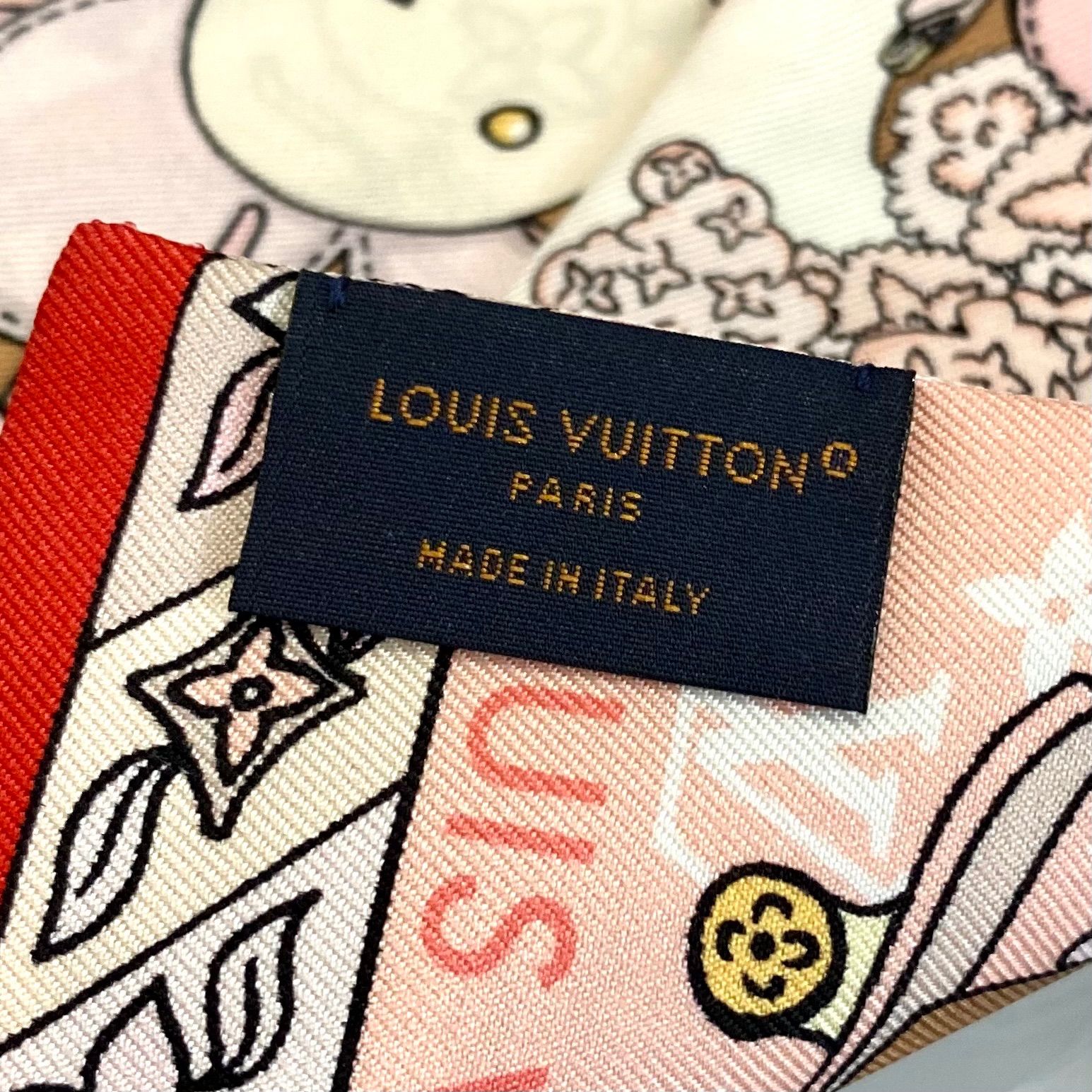 Aランク 【未使用】LOUIS VUITTON スカーフ\u0026バンドー