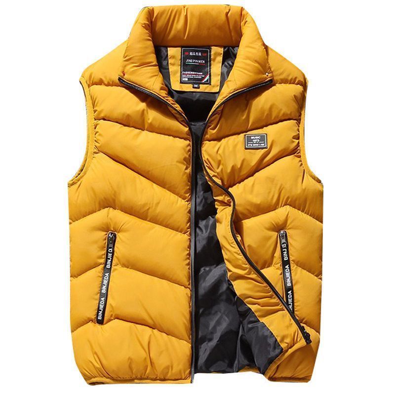 中綿ベスト ダウンベスト 6色 L-3XL 無地 防寒 23zm377 ベスト メンズ 中綿ベスト ダウン綿ベスト スタンドカラー