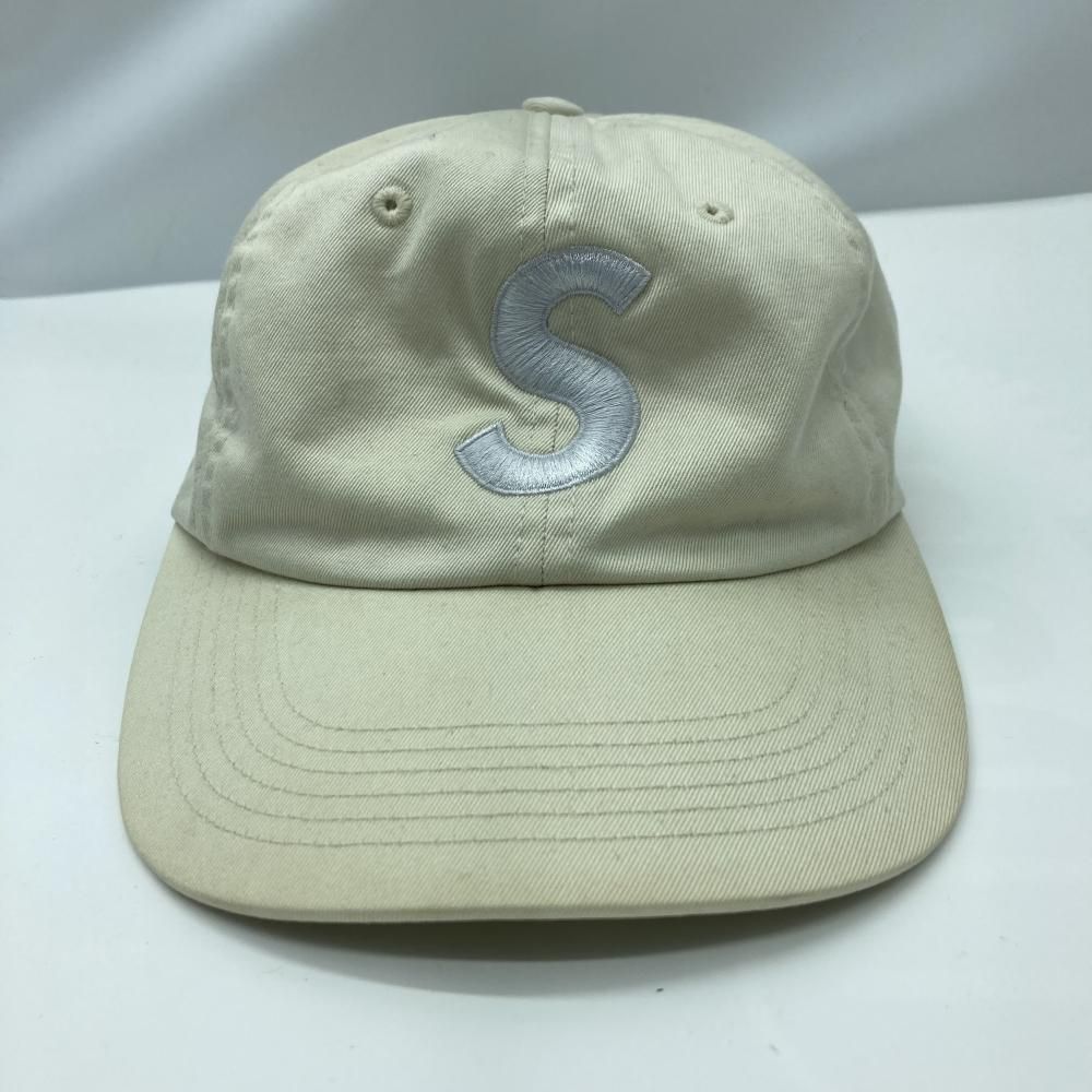 【中古】SUPREME　Pigment Print S Logo キャップ　ホワイト[19][240019498828] 中古】SUPREME Pigment Print S Logo キャップ ホワイト[19