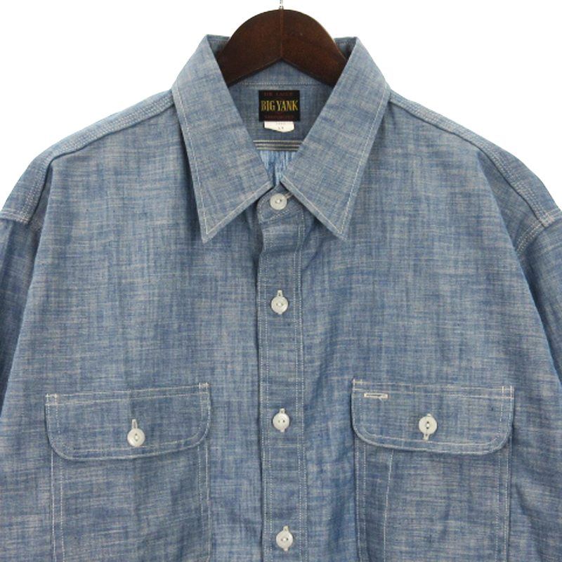 ビッグヤンク BIG YANK 1952 CHAMBRAY シャツ 長袖 コットン 600 ビッグヤンク BIG YANK 1952 CHAMBRAY シャツ 長袖 コットン 600