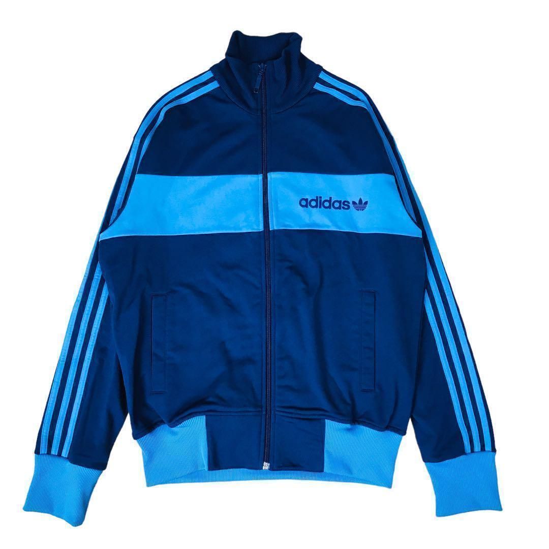 3793 adidas トラックジャケット NVY/BLU あのちゃん着用 M ...