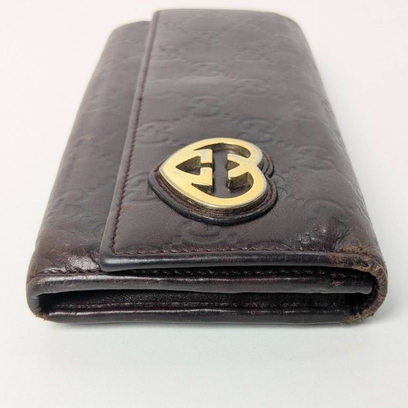 美品GUCCI グッチ 251861 ラブリーハート パテントレザー 長財布　黒 美品GUCCI グッチ 251861 ラブリーハート パテントレザー 長財布黒
