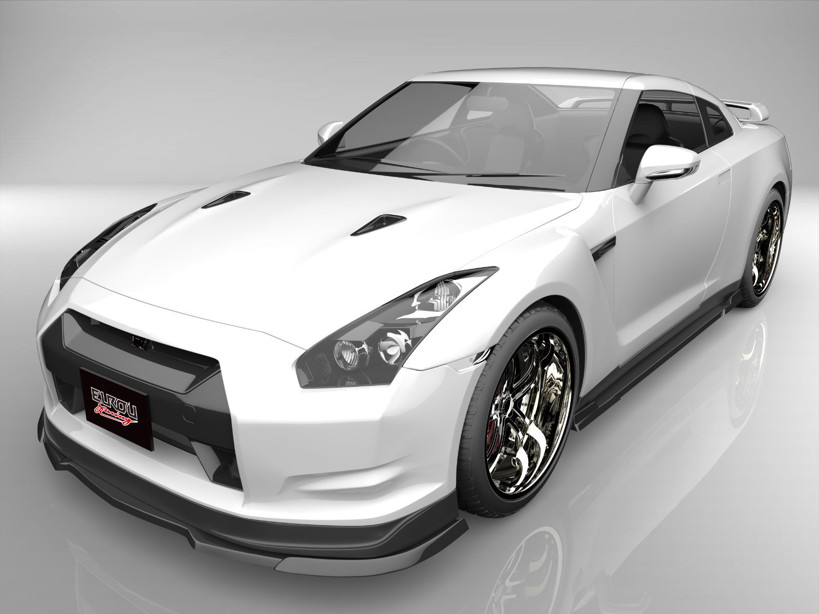 GT- R R35 前期 フロントアンダースポイラー - メルカリ
