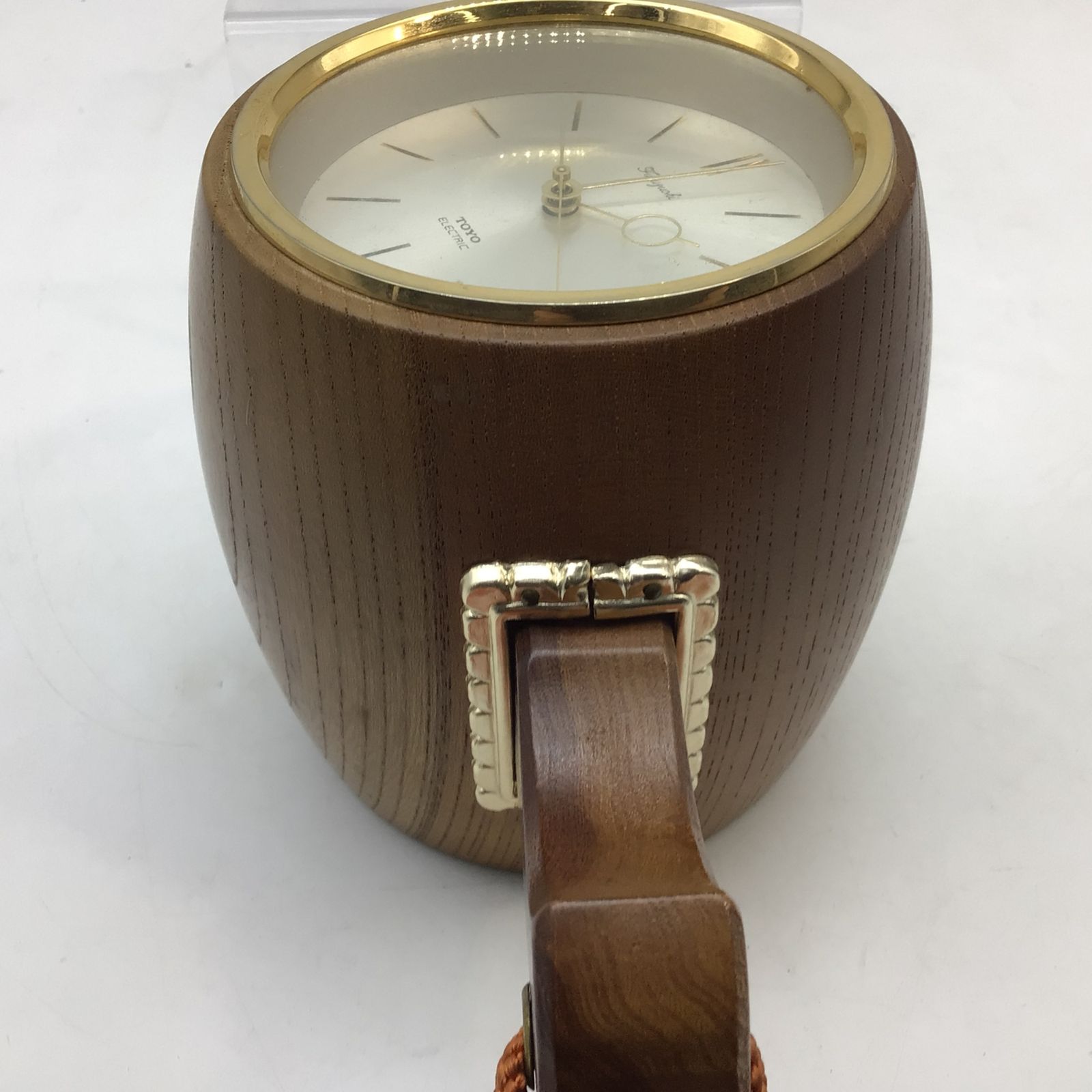3470 【稼動品】 TOYO/東洋時計 木製 打出の小槌 置き時計 fukuguchi