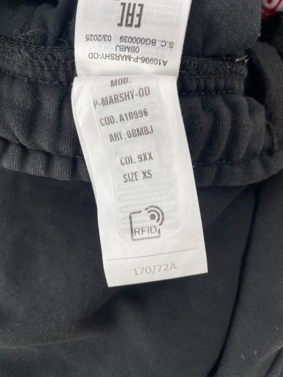 D DIESEL ディーゼル オーバルD スウェット ハーフパンツ ブラック メンズ 部屋着 CAMPINGPARCCENTRAL_COM