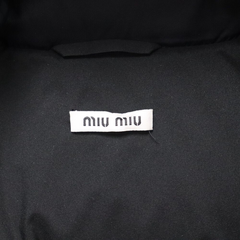 miumiu (ミュウミュウ) Cropped Nylon Down Jacket ML724 1ZQA 
