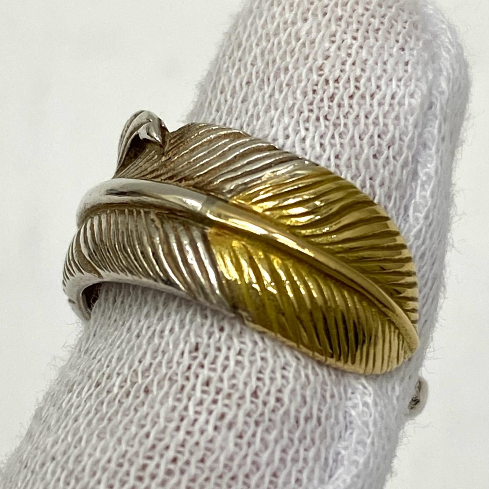 Tady & King タディアンド キングリングシルバー K18刻印保管袋付き Tady & King タディアンド キングリングシルバー K18刻印保管袋付き