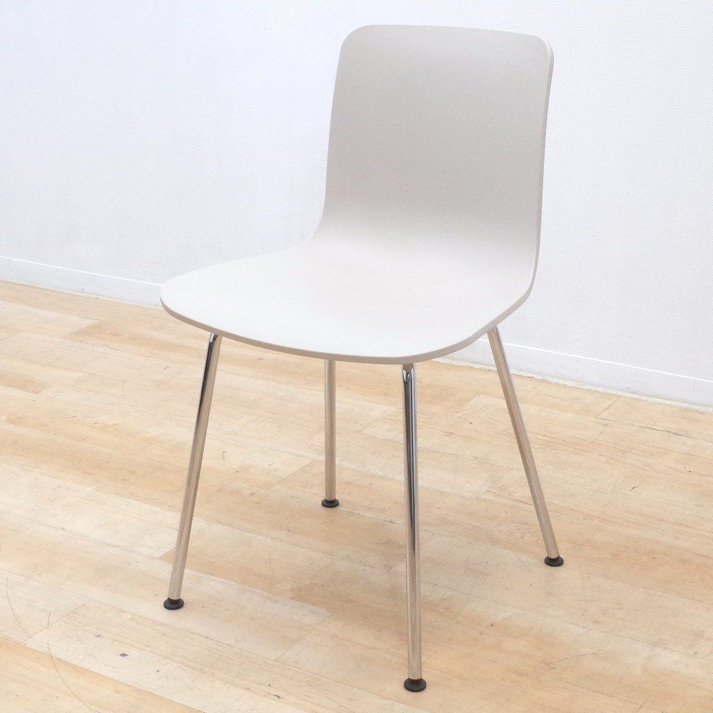 vitra. ヴィトラ HAL Tube/ハル チューブ ミーティングチェア ホワイト ジャスパー・モリソン ダイニング カフェ EG14538 中古オフィス家具